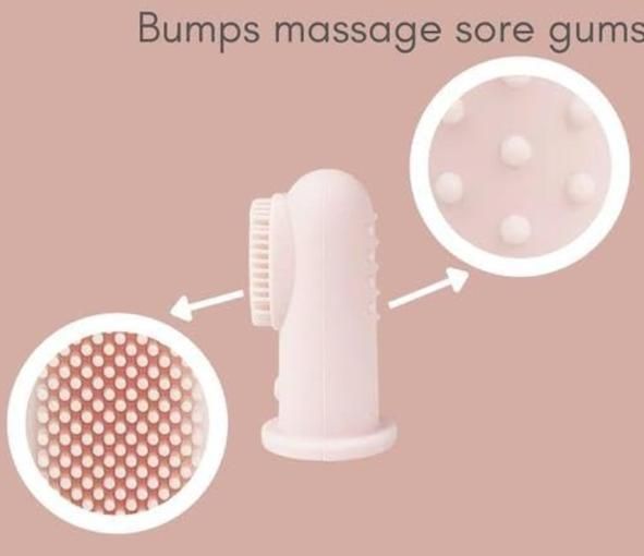 Finger Toothbrush Tongue Oral Cleaner Kit For 3 Month